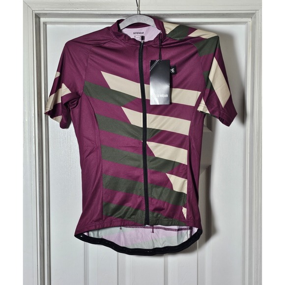 Gore Wear Spirit Signal Chaos Jersey Women's Small Process Purple Utility Green - Picture 1 of 8